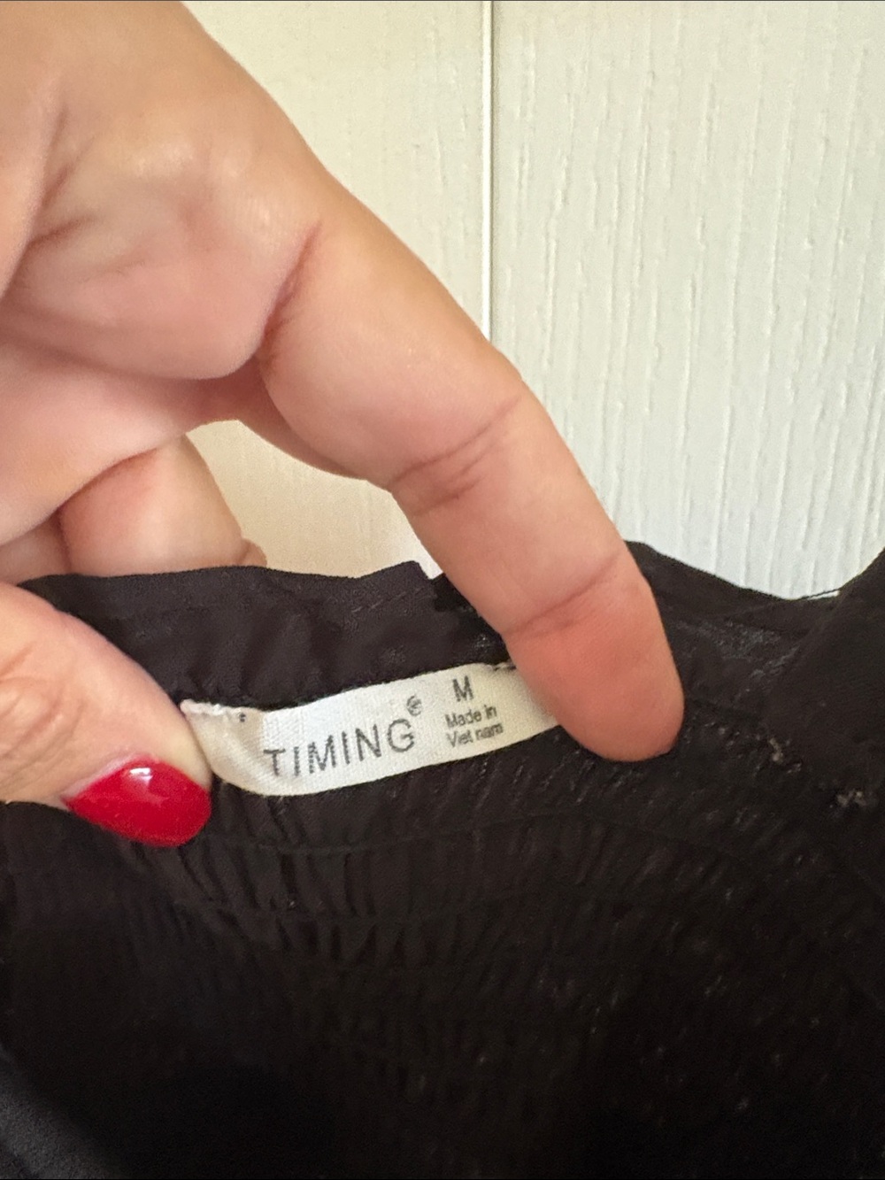 Timing Black Ruffled Crop Top - Picture 2 of 5